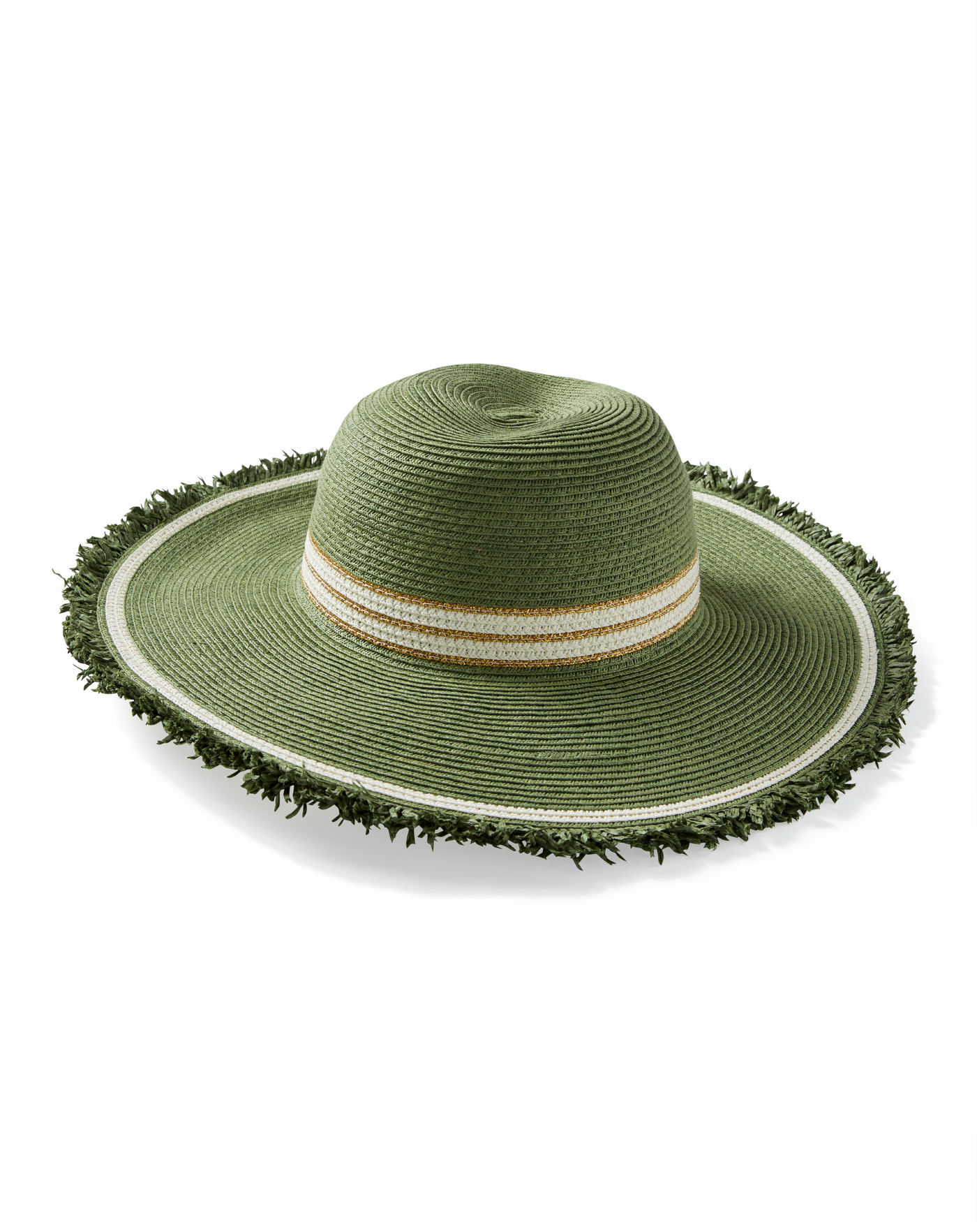 Olive Raffia Sun Hat Olive