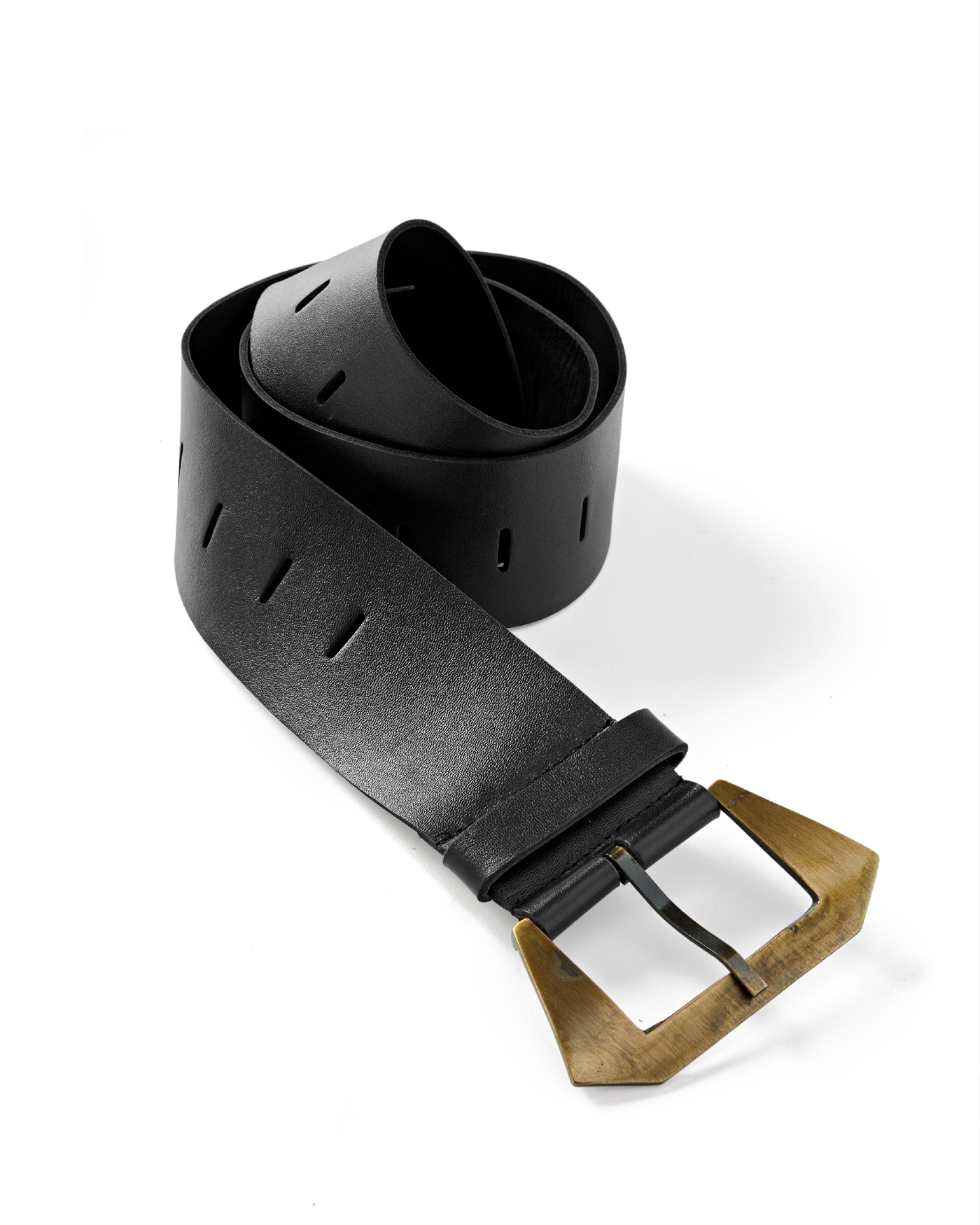 Wide Width Buckle Belt Black