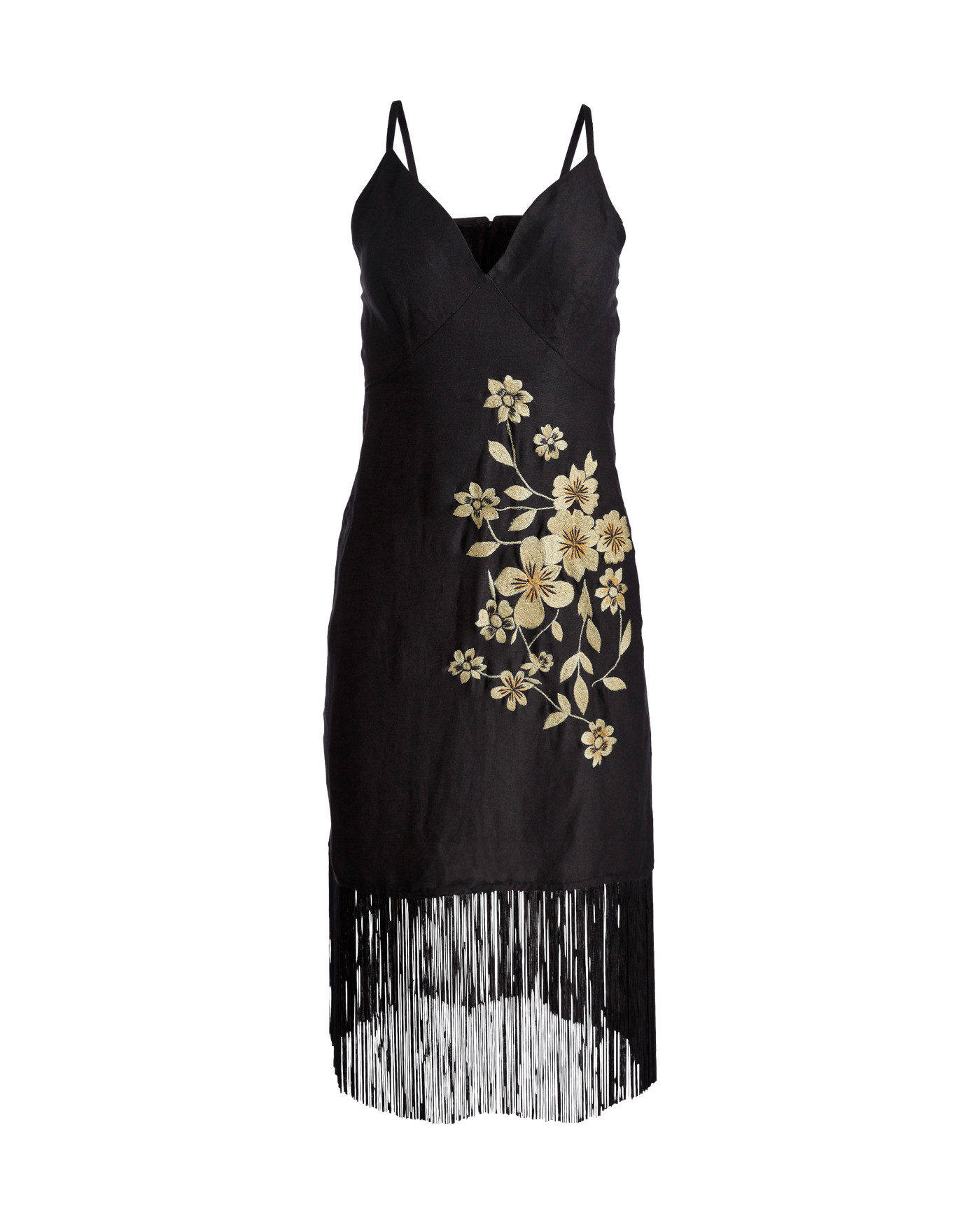 romper white dress Well Versed Long Sleeve Flounce Color:Metallic_Gold 160 Lightweight Token - Modern Black Do Not Iron