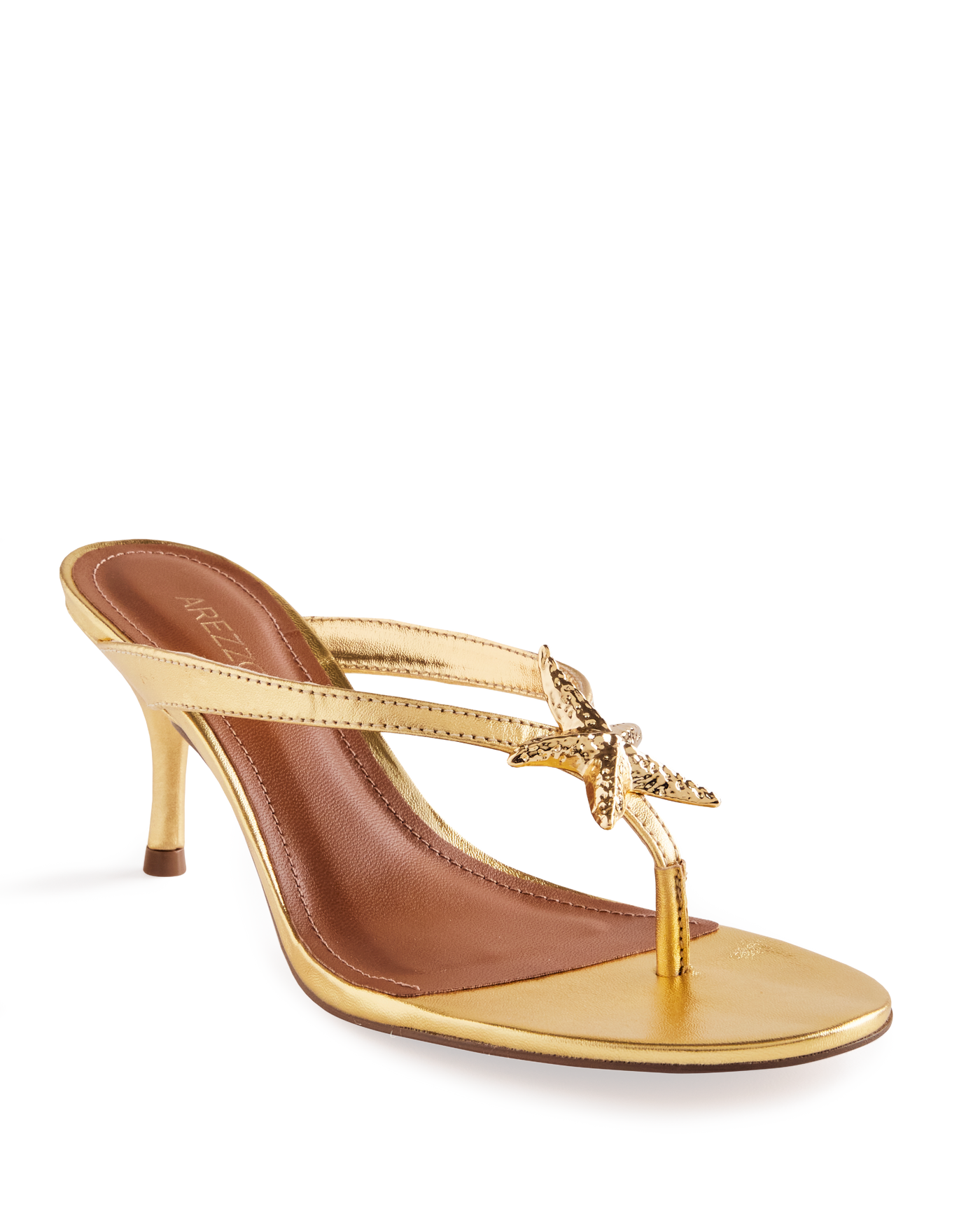 Arezzo Starfish Heel Gold