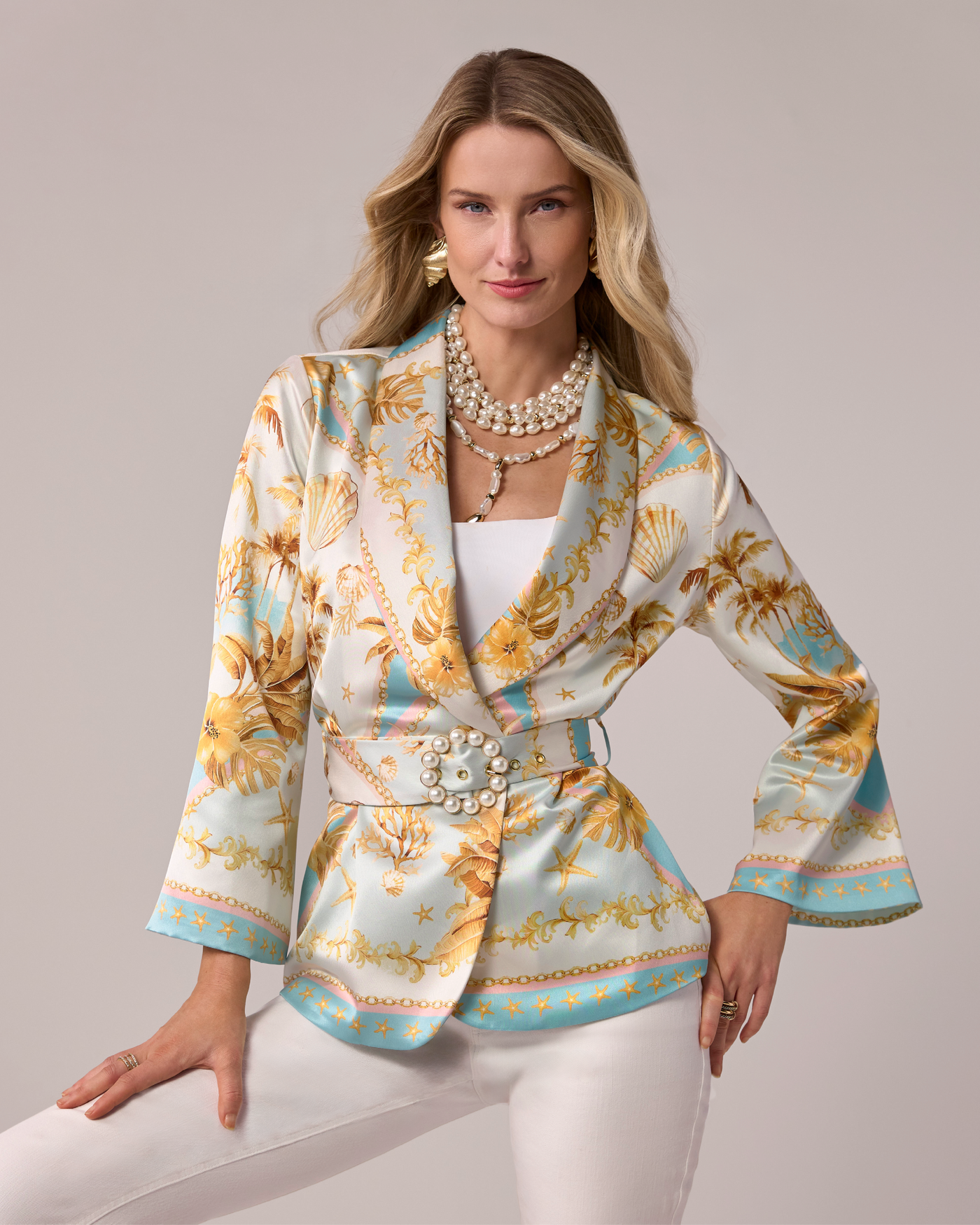 Sea Life Printed Jacket Stunning Sealife