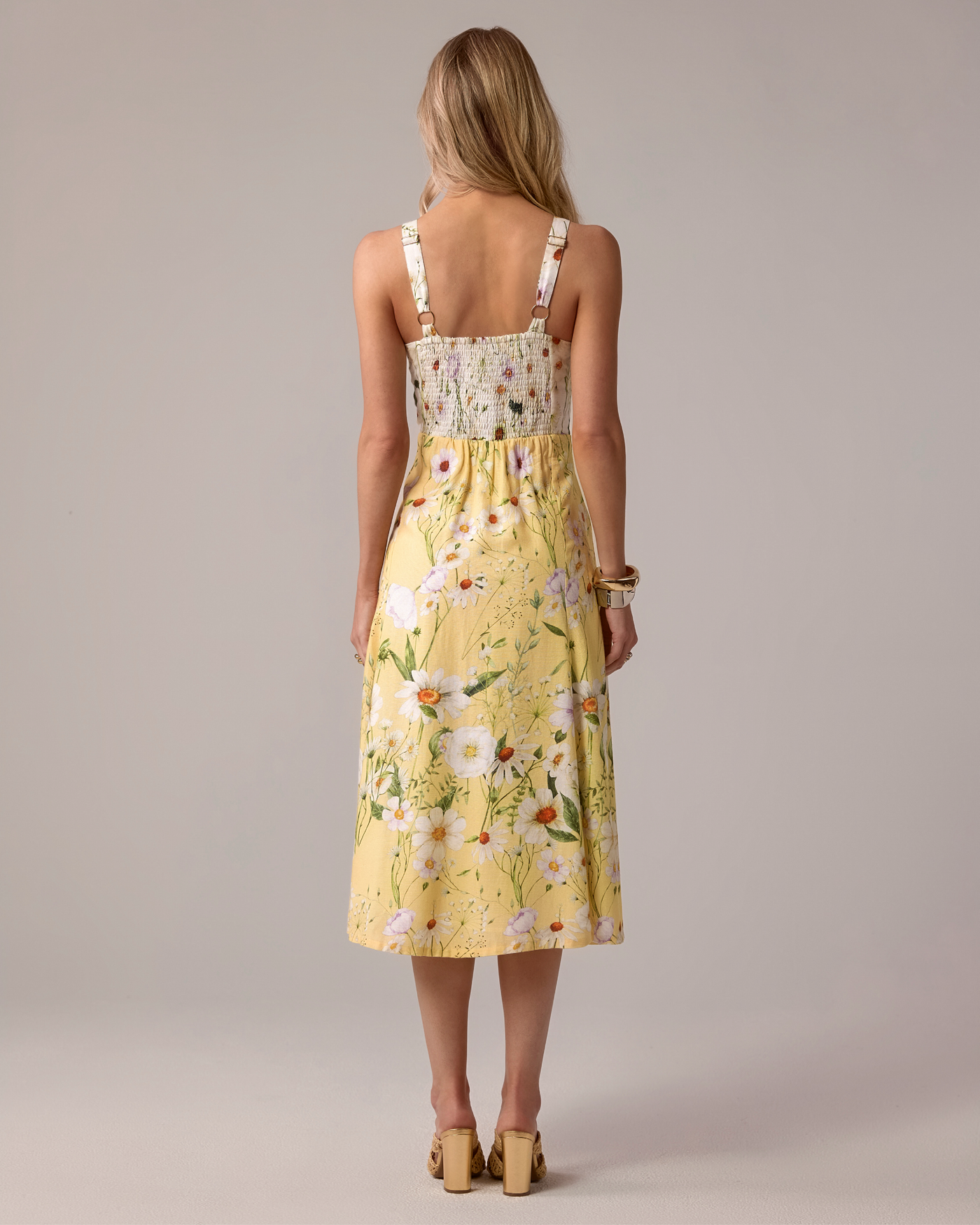 summer dress floral White Babydoll Mini 