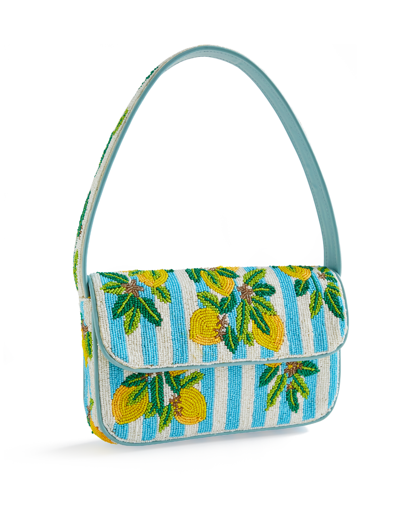 Limoncello Stripe Shoulder Bag Lemon