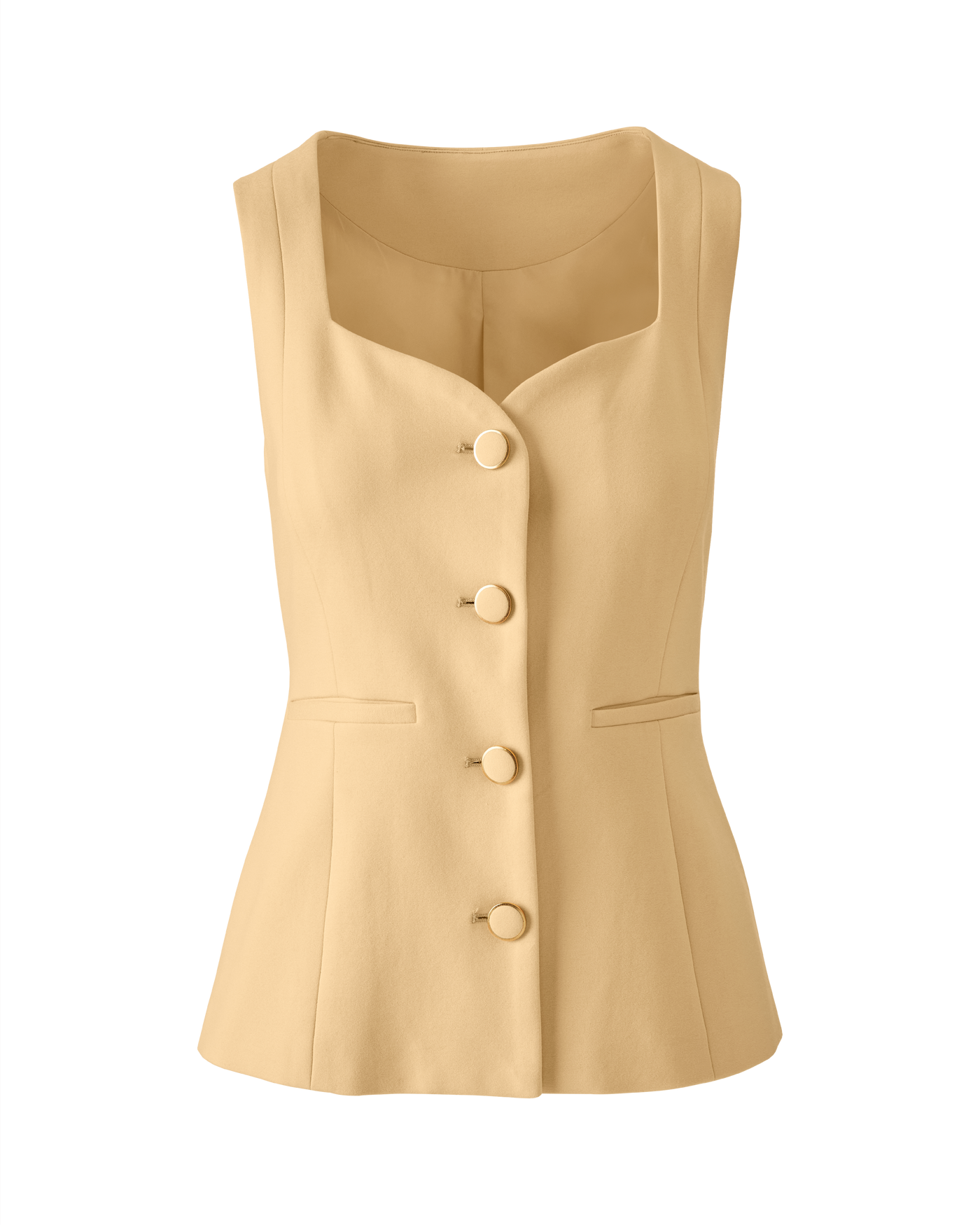 Sweetheart Ultimate Ponte Vest - Golden Fleece – Boston Proper