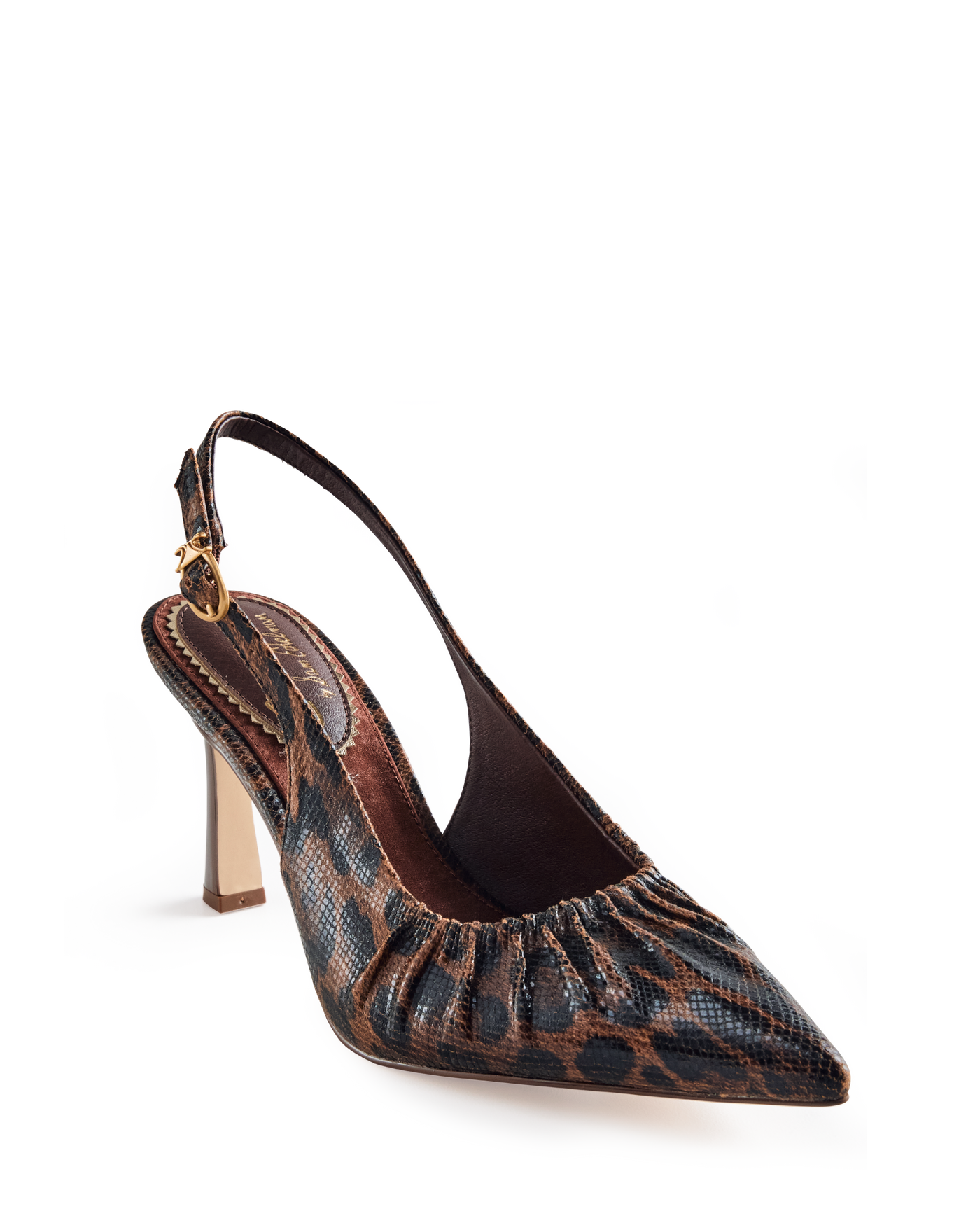 Scrunched Sling Back Heel Multi