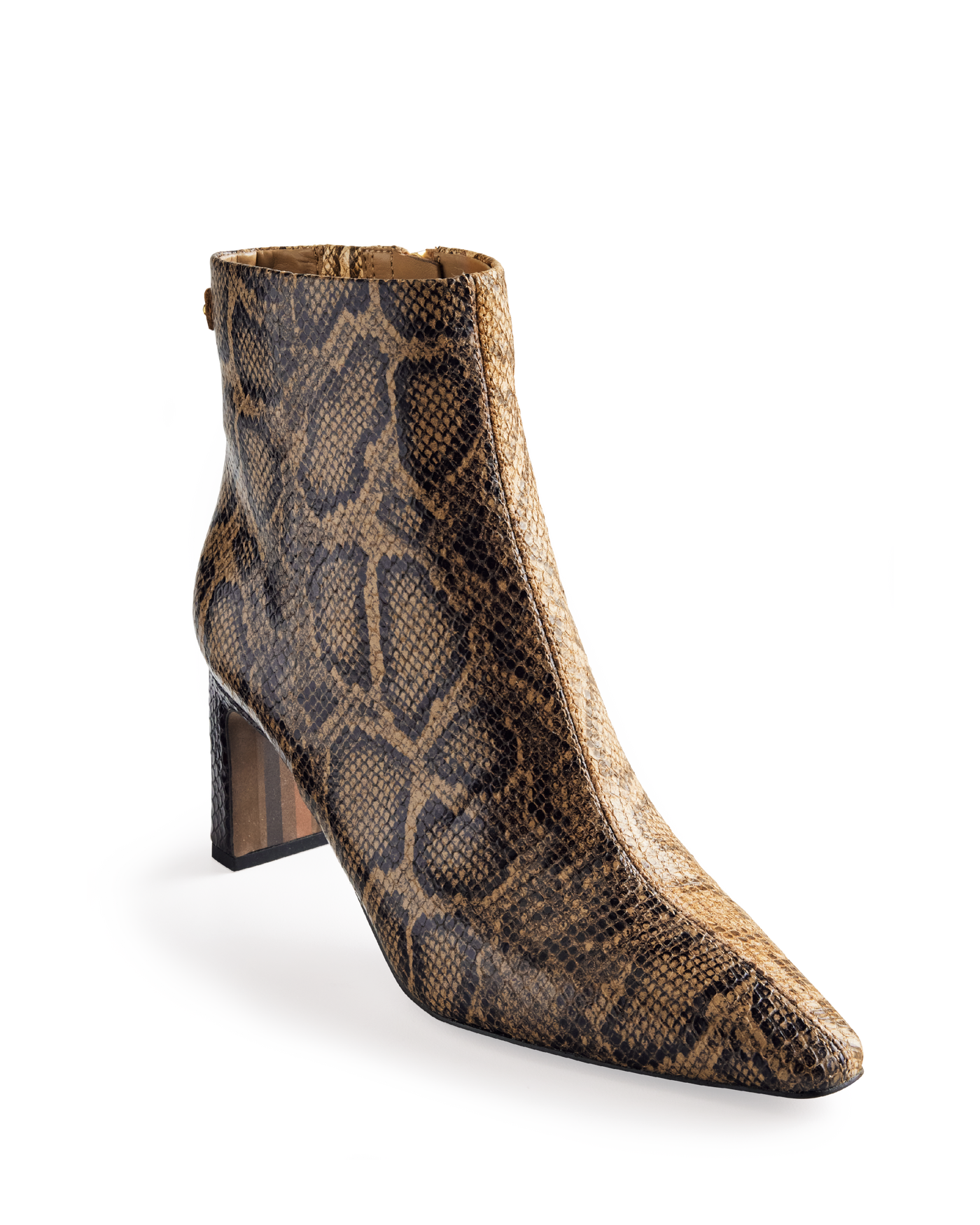 Block Heel Bootie Multi