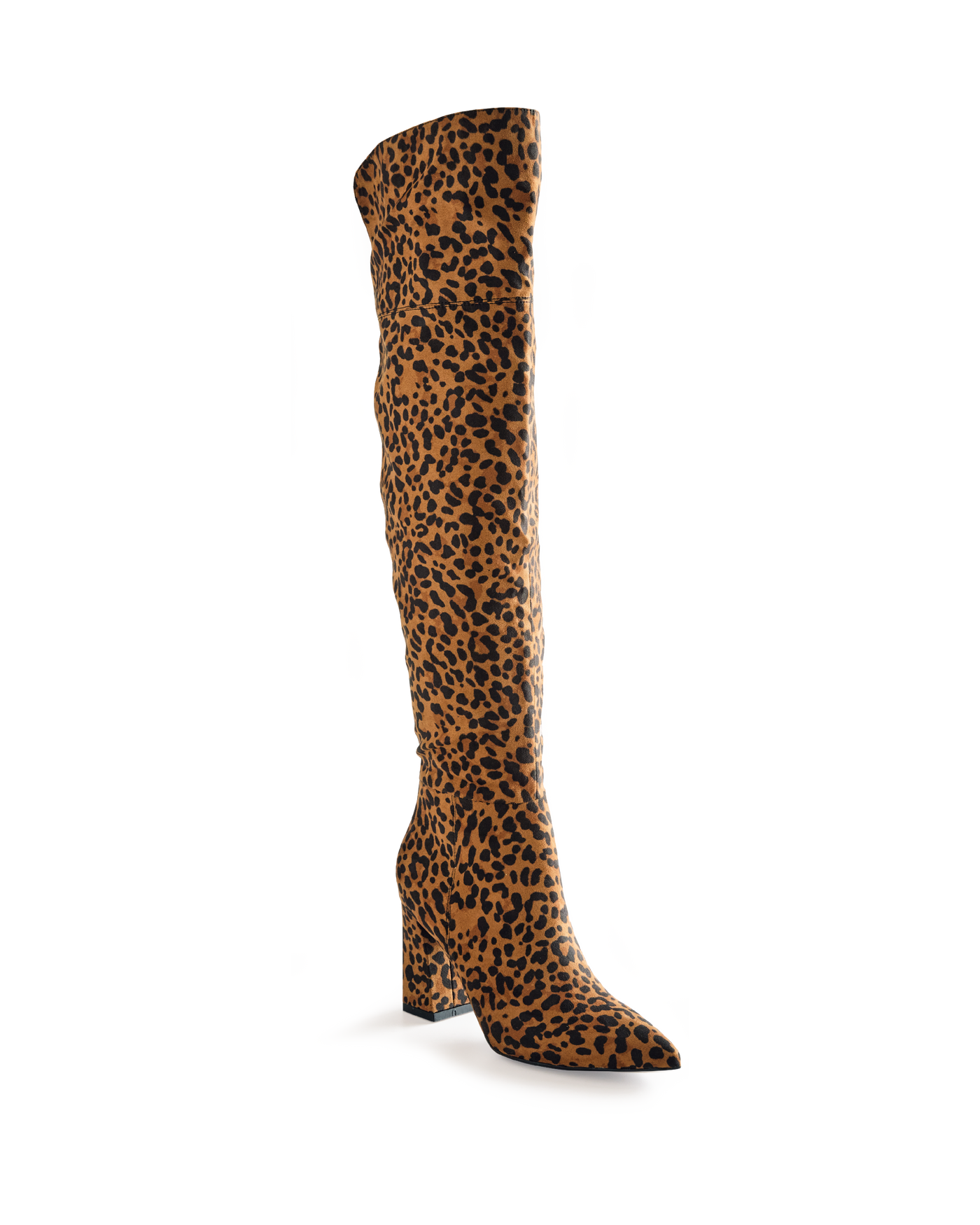 Over The Knee Pointed Toe Boot Multi