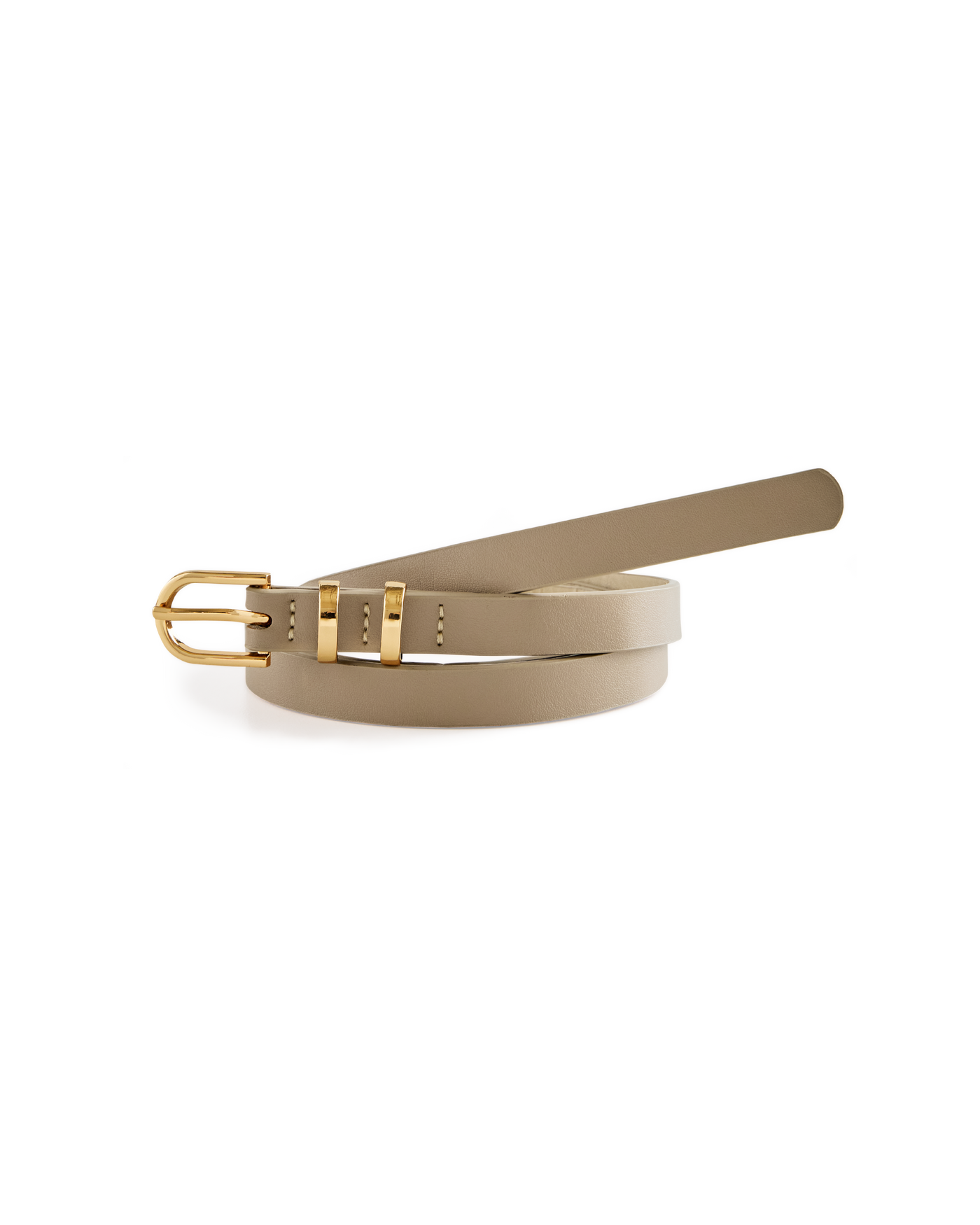 Skinny Everyday Belt Nude