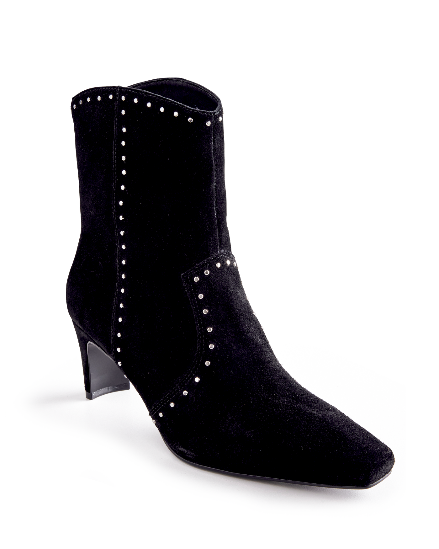Rebecca Minkoff Suede Studded Bootie Black
