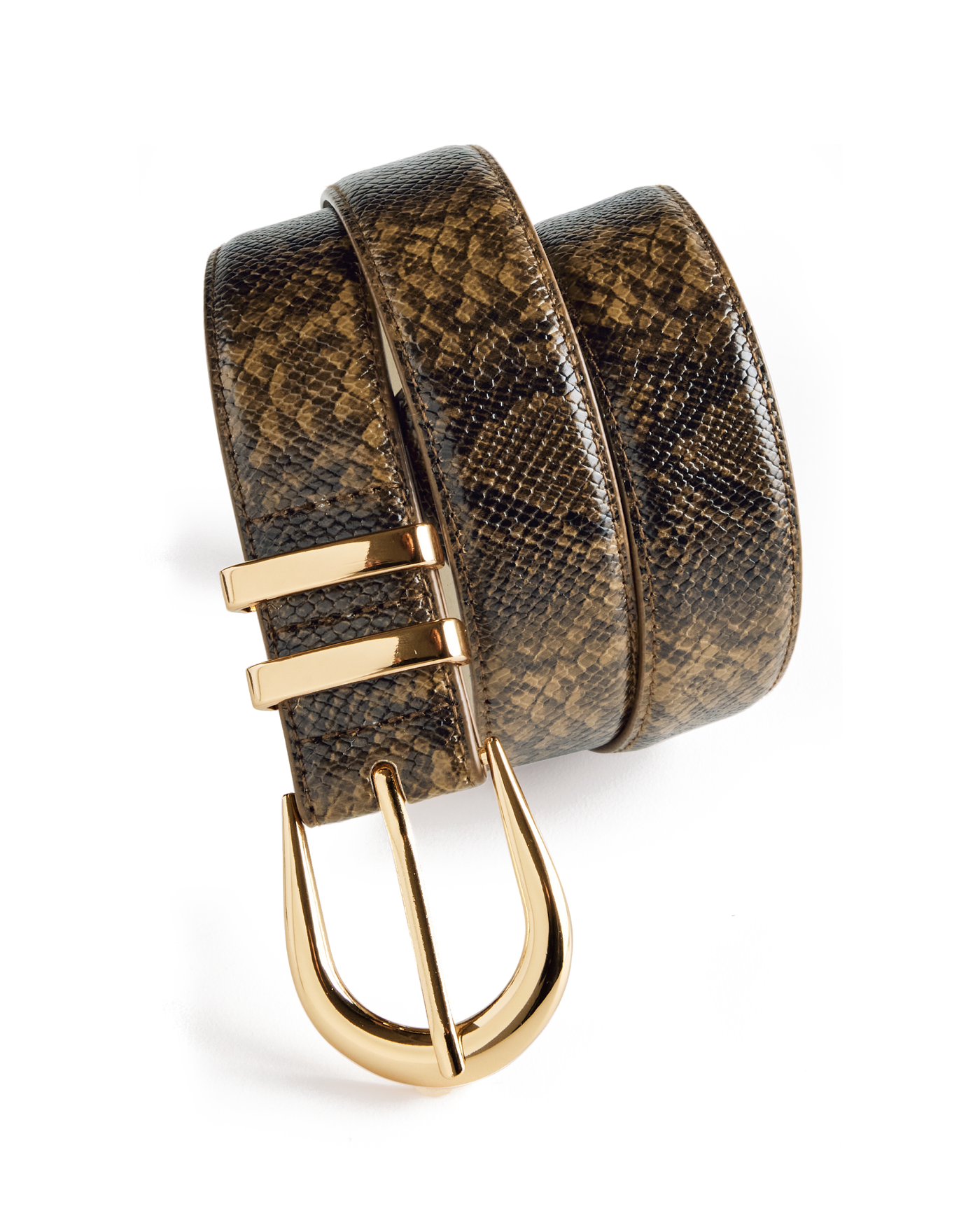 Textured Snake Belt Multi