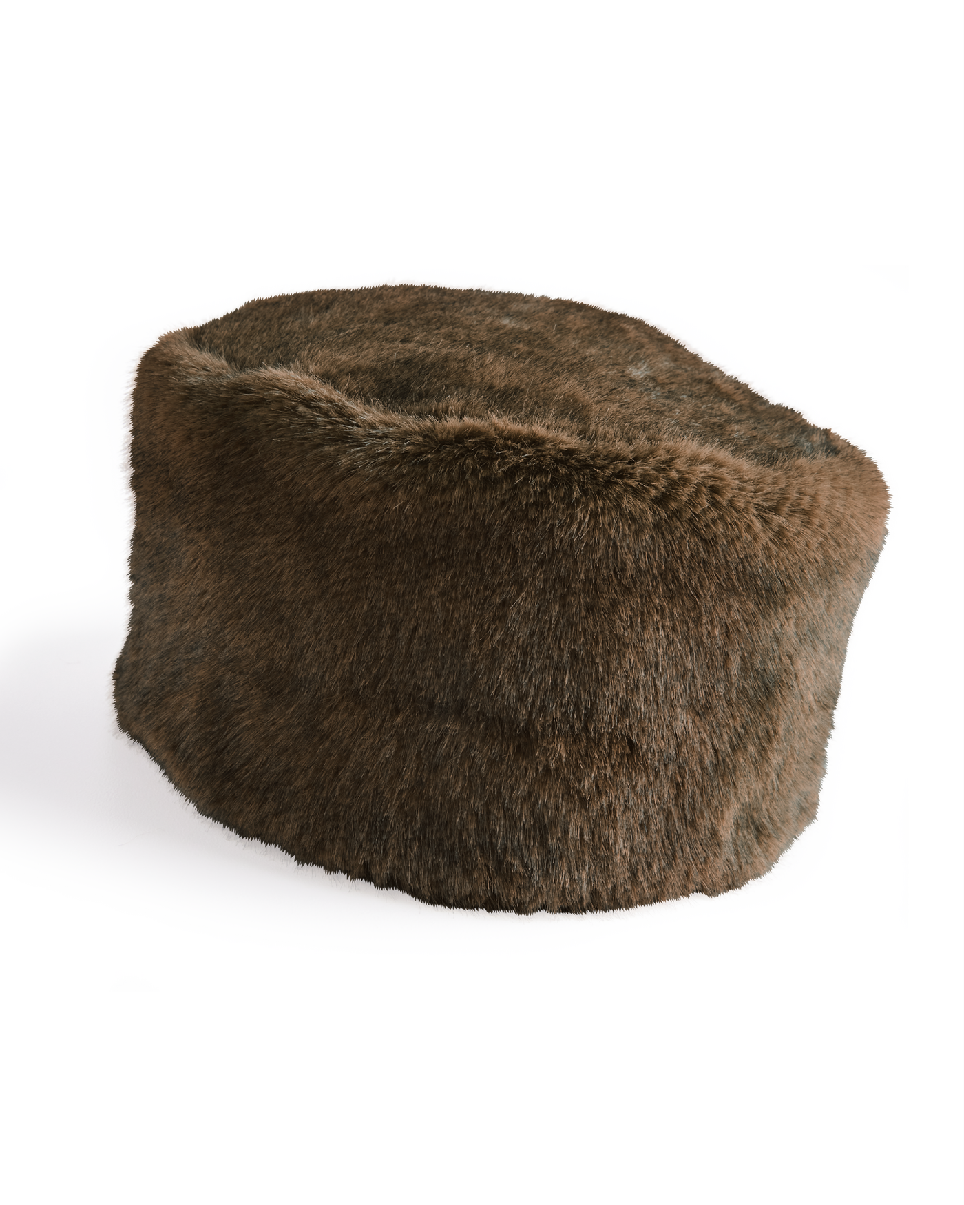 Faux Fur Winter Hat Brown