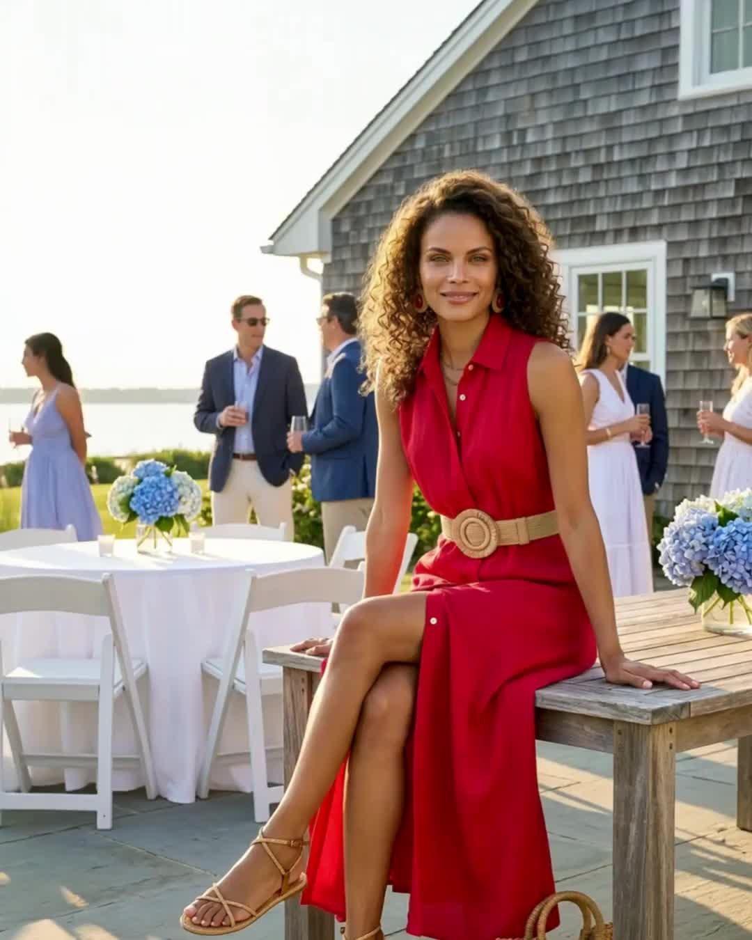red shirt dress dress Drive-In Movie Mini and button Red Rose Cotton Shirt Dress